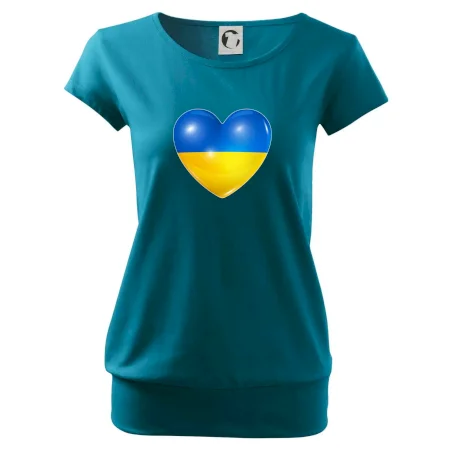 Ukrajina srdce vlajka