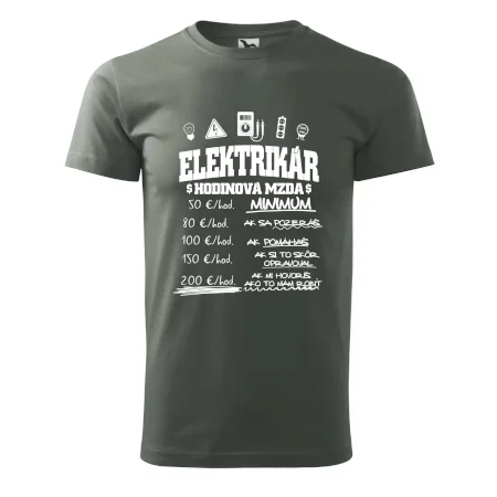 Hodinová mzda elektrikár