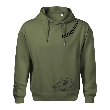 Running nápis šikmo