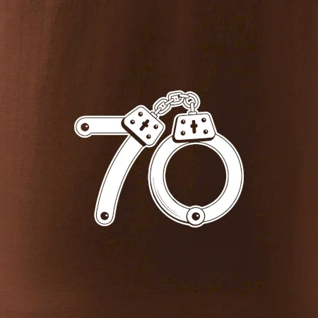 Narodeninové tričko pre policajta - putá 70