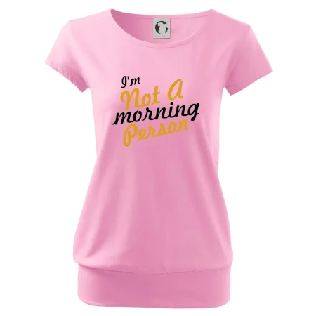 I'm not a morning person