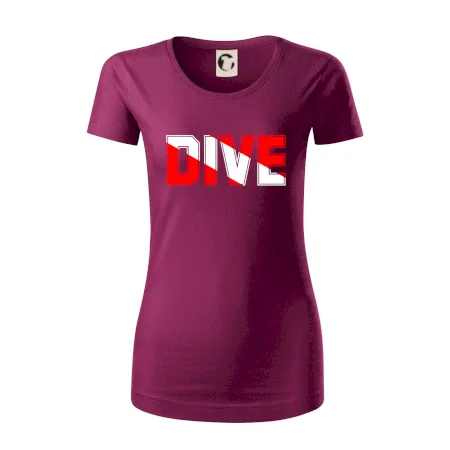 Dive nápis vlajka