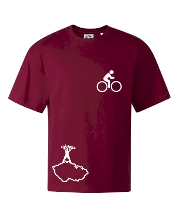 Mapa ČR + kolo na prsu