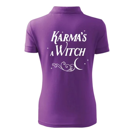 Karma's a Witch - nápis