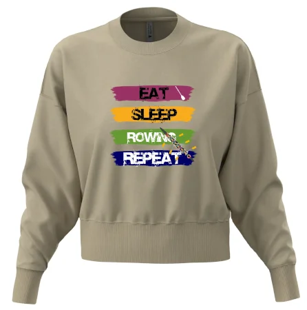 Eat sleep rowing repeat farebné