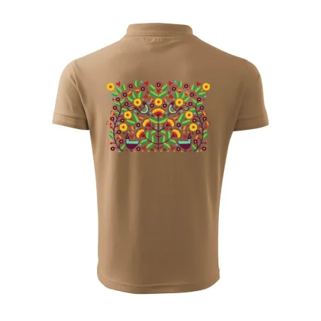 Folklór - farebne kvetiny obdĺžnik