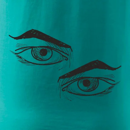 Párový motív - oko naštvané