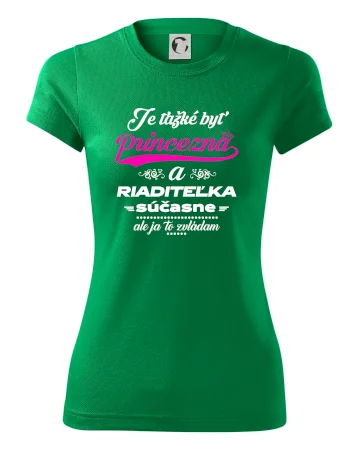 Je ťažké byť princezná riaditeľka