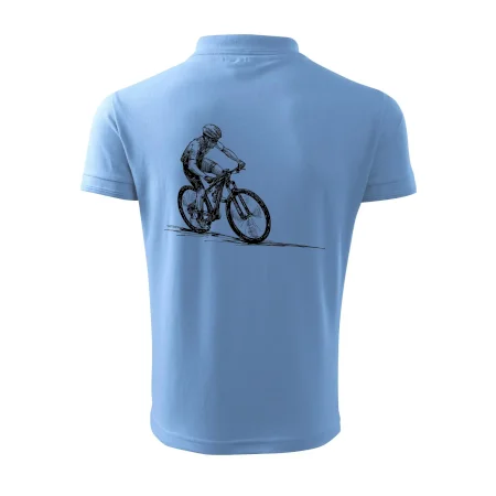 MTB kreslený cyklista