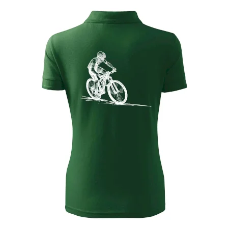 MTB kreslený cyklista