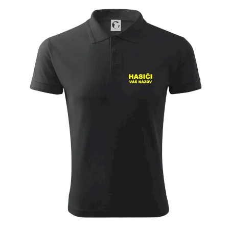 Hasiči - žltý nápis - váš názov zboru