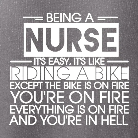 Being a nurse - bike
