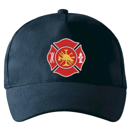 Fire department logo červené