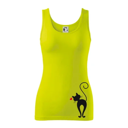 Zamilovaná mačka zozadu