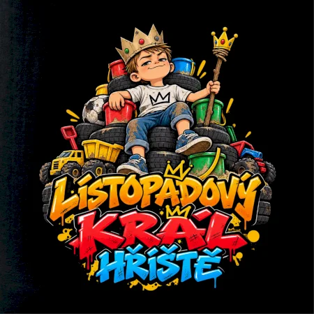 Novembrový kráľ detského ihriska na tróne