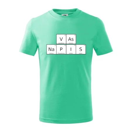 Vlastný nápis - periodická tabuľka