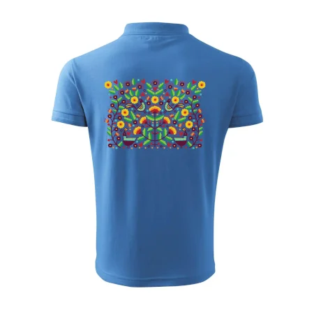 Folklór - farebne kvetiny obdĺžnik