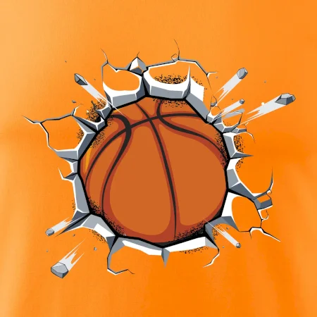 Basketbal lopta v triku