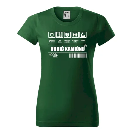 Čiarový kód - Vodič kamiónu