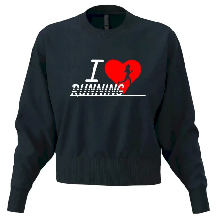 I love running dievča