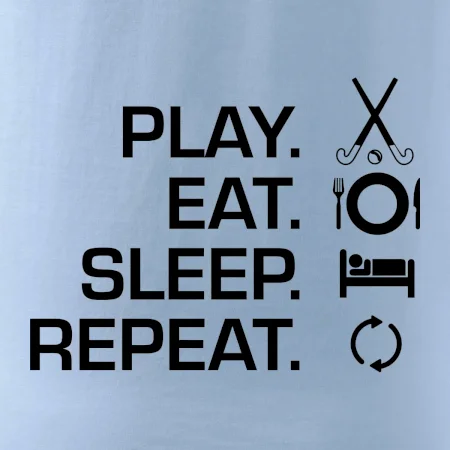 Play eat sleep repeat pozemný hokej