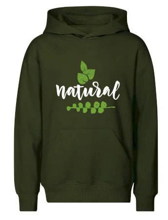 Natural - nápis v listoch