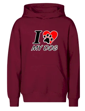 I love my dog - nápis