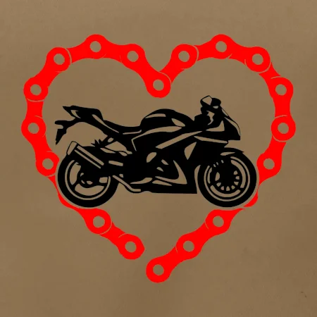 Moto srdce reťaz - superšport