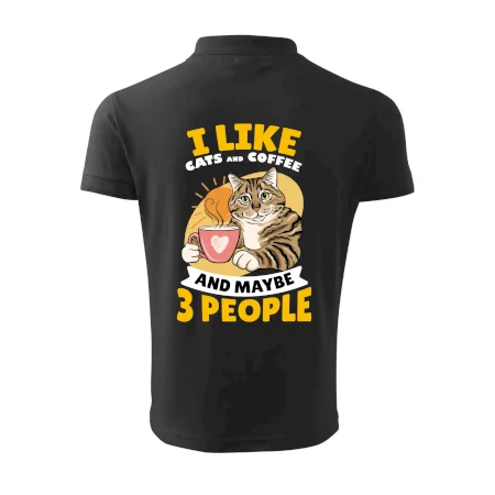 I like cats and coffee and maybe 3 people