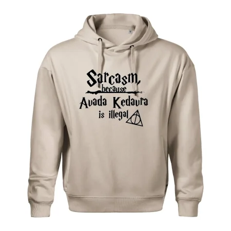 Harry - Sarcasm, because Avada Kedavra is illegal