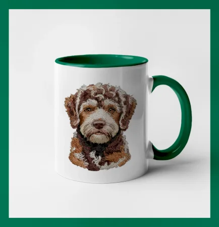 Lagotto romagnolo vyšívaná hlava