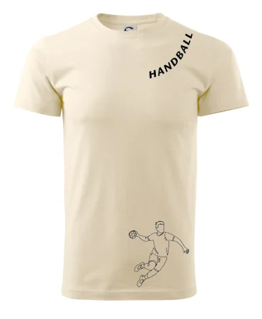 Handball nápis šikmo