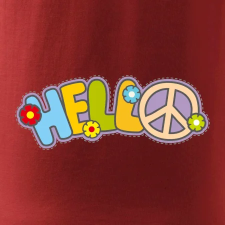 Hello hippie symbol