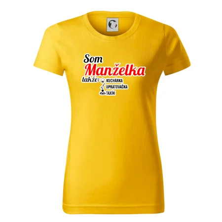 Som manželka takže...