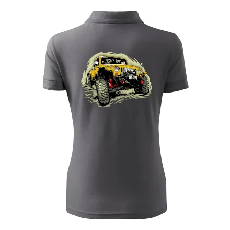 Žltý offroad s navijakom
