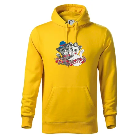 Mačky v objatí (Pecka design)