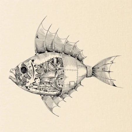 Steampunk ryba