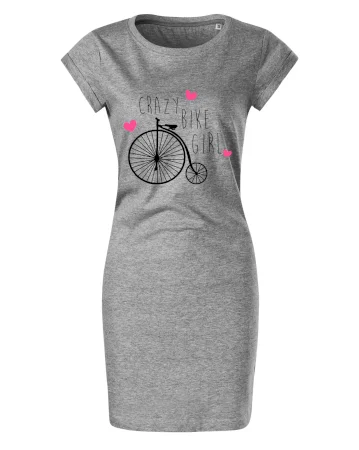 Crazy bike girl