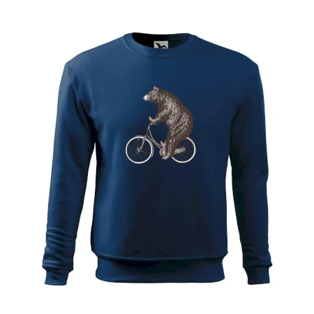 Medveď na bicykli