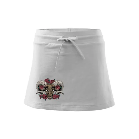 Hlava barana s ružami