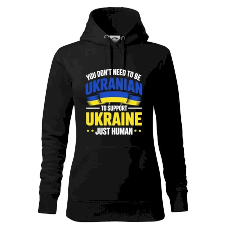 You don't need to be Ukrainian to support Ukraine just human