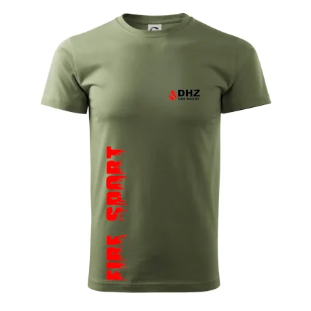 DHZ (oheň, firesport, názov sboru - vlastný nápis)