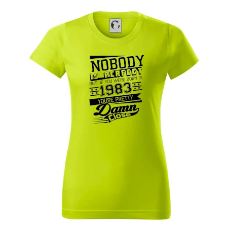 Nobody is perfect - 1983