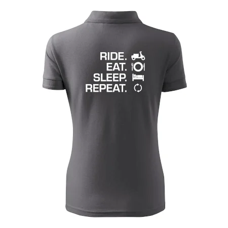 Ride Eat Sleep Repeat moto skúter