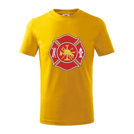 Fire department logo červené