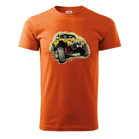 Žltý offroad s navijakom