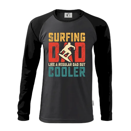 Surfing dad like a regular dad but cooler