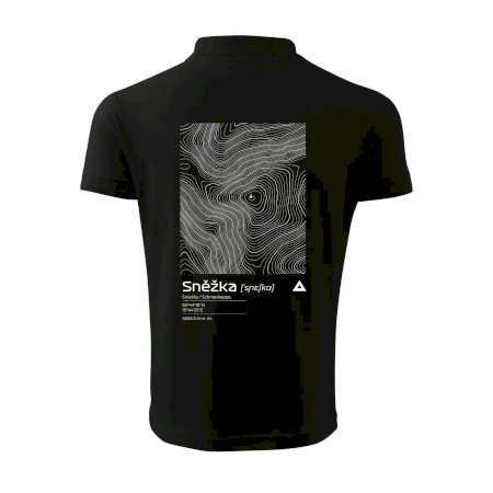 Snežka - vrstevnice v obdĺžniku