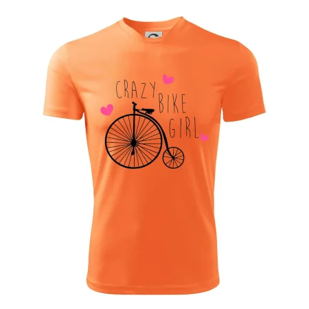 Crazy bike girl