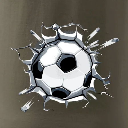 Futbalová lopta v triku